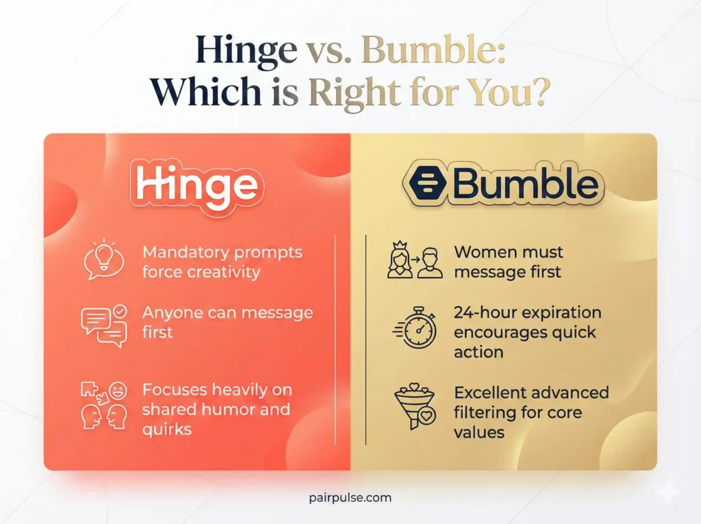 Hinge vs. Bumble Which is Right for You