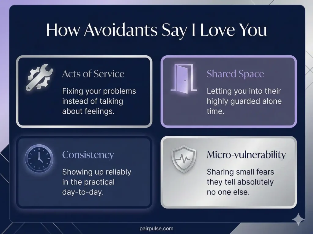 How Avoidants Say I Love You