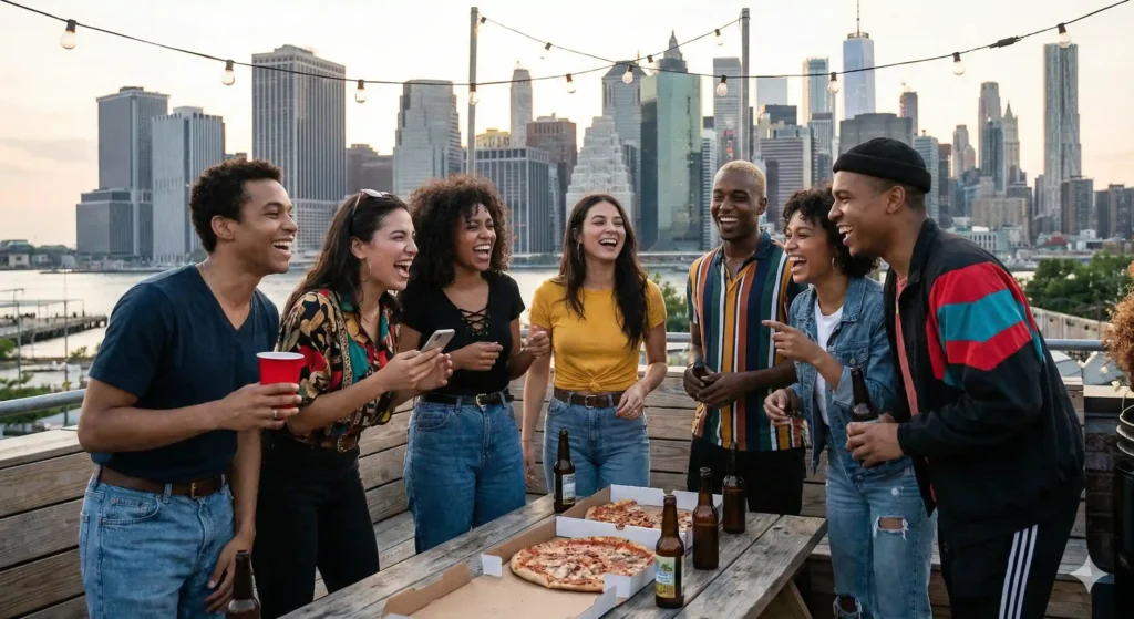 Young adults navigating love and relationships in the USA urban setting