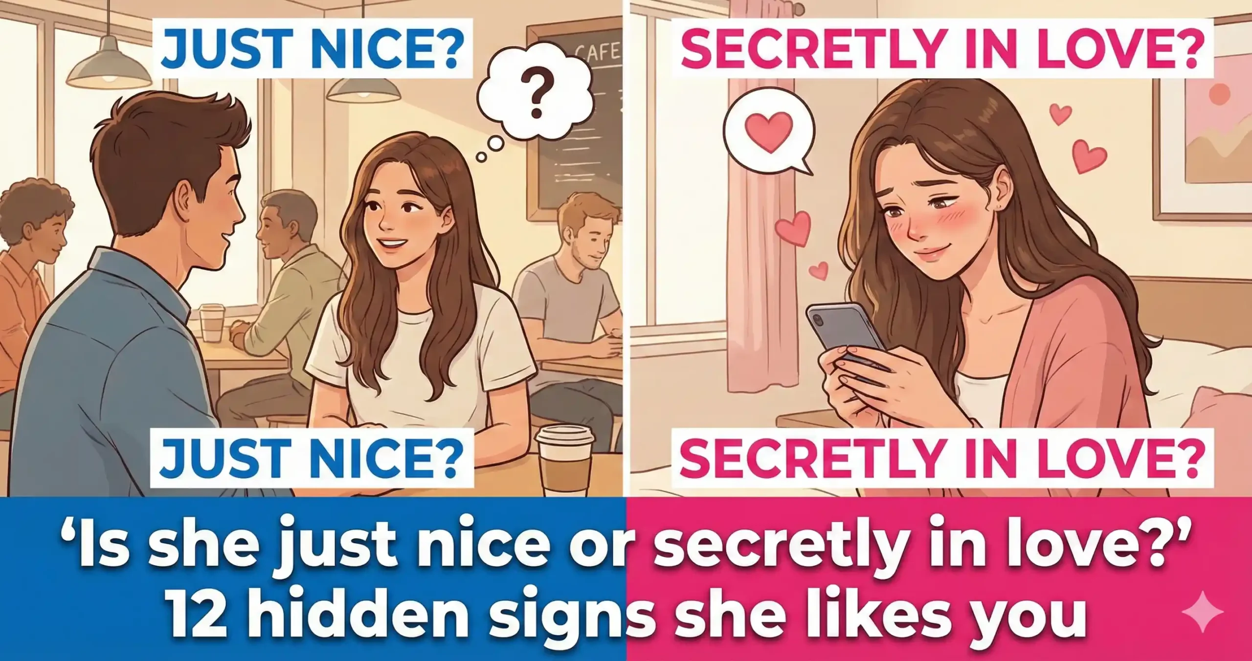 Is she just nice or secretly in love Decode the 12 hidden signs she likes you