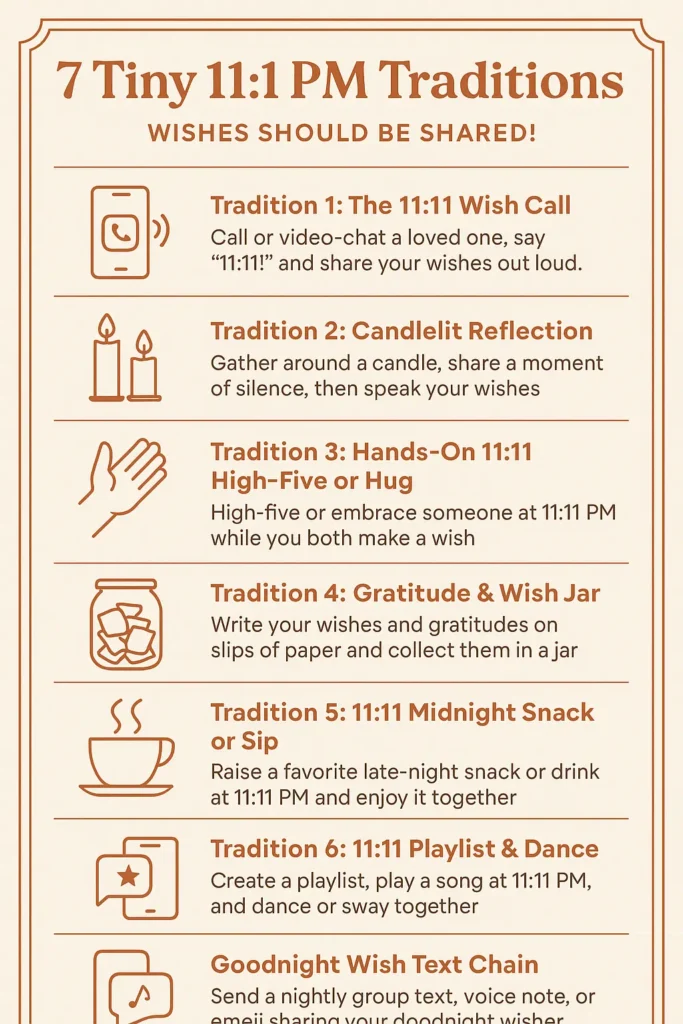 7 Tiny 1111 PM Traditions to Start Tonight