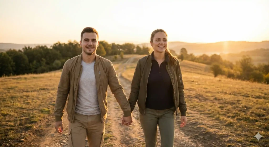 Couple holding hands, symbolizing commitment and beating the divorce statistics